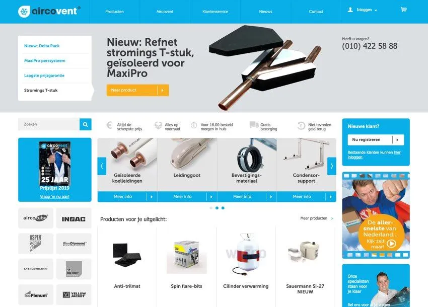 Current website Aircovent